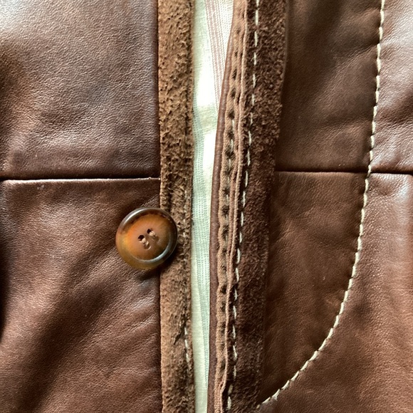 Brown Leather Jacket - Picture 5 of 10